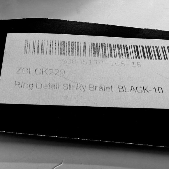 NASTY GAL Slinky Bralet Sz 6 RING detail MADE IN MOROCCO SUMMER NIGHT OUT * NWT - Picture 6 of 9